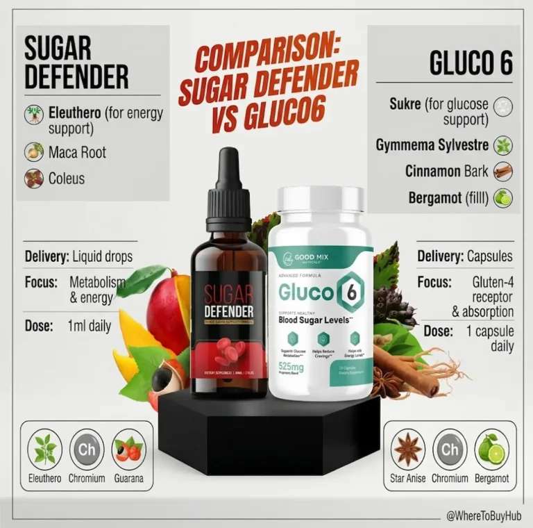 Sugar Defender vs Gluco6