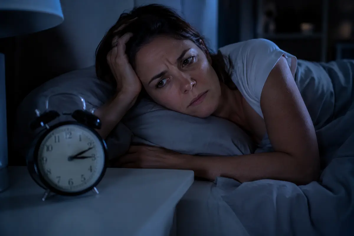 why am I always tired female - woman struggling with insomnia and chronic fatigue