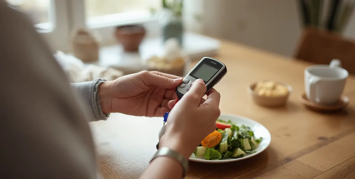 Person checking blood glucose meter — why won't my blood sugar stabilize